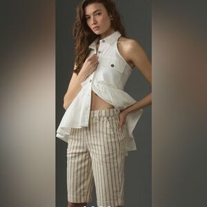 Anthropologie Pilcro Slim Trouser Bermuda Shorts. 27. NWT.